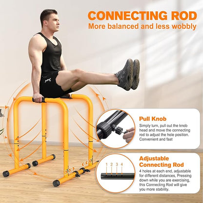 RELIFE REBUILD YOUR LIFE Dip Station Functional Heavy Duty Dip Stands Fitness Workout Dip bar