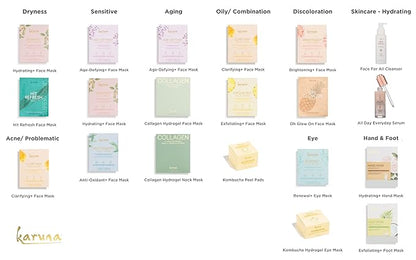 Karuna Skin - COLLAGEN Decollete & Neck Hydrogel Mask, 2-Piece Deeply Moisturizing Wrinkle Patches
