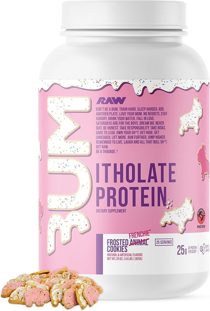 RAW Whey Isolate Protein Powder, Frosted Frenchie Cookie (CBUM Itholate) - 100% Grass-Fed Sports