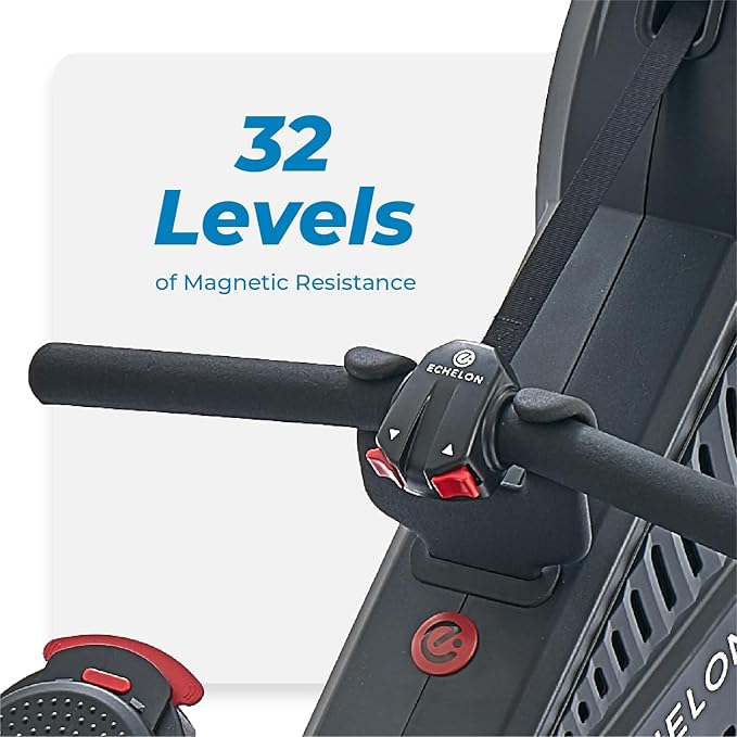 Echelon Row Series ??Foldable Rowing Machine for Full-Body, Low-Impact Workouts with 22??Rotating