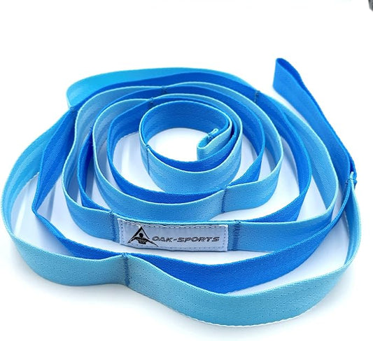 Stretching Strap Yoga Strap with Loops, Stretch Straps for Physical Therapy, Non-Elastic Exercise