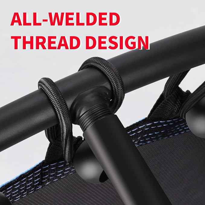 Newan 40"-48" Silent Mini Trampoline Fitness Trampoline Bungee Rebounder Jumping Cardio Trainer