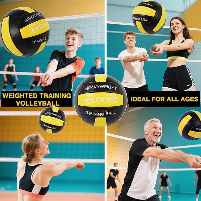 1.1LBS Heavy Weight Volleyball Official Size 5 Setter Training Volleyballs Training