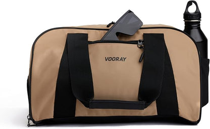 Vooray Burner Gym Duffel Bag, Gym Bag for Women and Men with Shoe Compartment, Weekender, Overnight