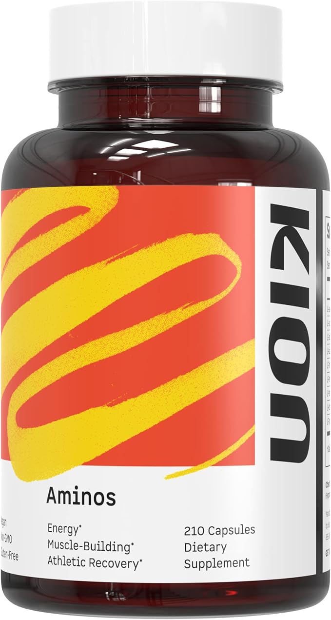 Kion Aminos Essential Amino Acids Capsules | The Building Blocks for Muscle Recovery, Reduced