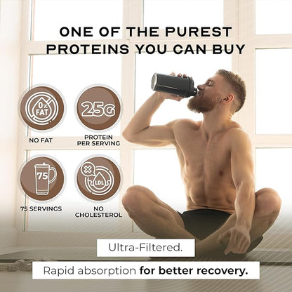Muscle Feast Grass-Fed Whey Protein Isolate, All Natural Hormone Free Pasture Raised, Whey Isolate