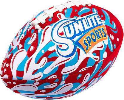 Sunlite Sports Waterproof Football for Lawn Backyard Pool Beach Lake Park Water Toy, Outdoor Play