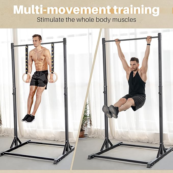 Pull Up Station, Bongkim Power Tower Portable Pullup Bar Station, Pull Up Bar for Home Gym, Pull Up