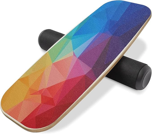 Balance Board Surf Trainer with Adjustable Stoppers - 2 Different Distance Options Balance Board