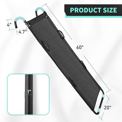 TANOSHII® Universal Trampoline Slide Ladder with Handles, Strong Tear Resistant Fabric, Easy to