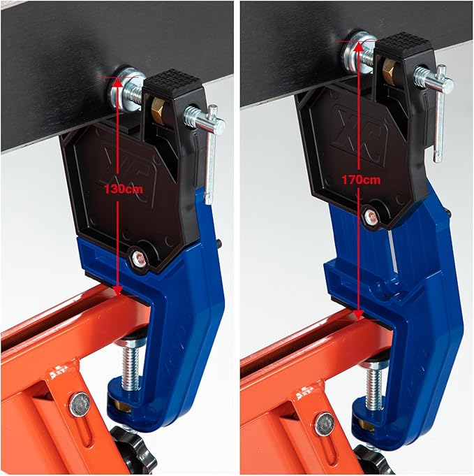 XCMAN Alpine Ski Vise PRO For Ski Tuning and Waxing Adjustable Angle and Height Durable and Stable