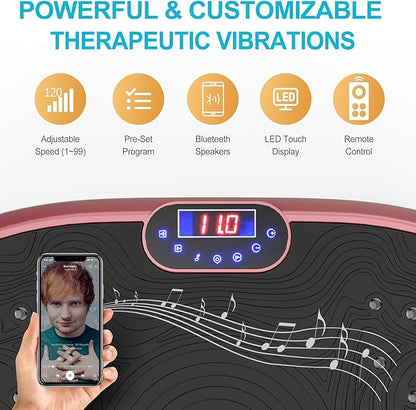 AXV Vibration Plate Exercise Machine Whole Body Workout Power Vibrate Fitness Platform Vibrating