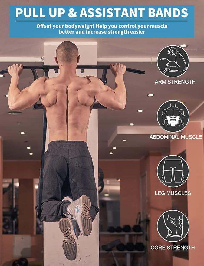 Pull Up Bands, Resistance Bands, Pull Up Assistance Bands Set for Men & Women, Exercise Workout