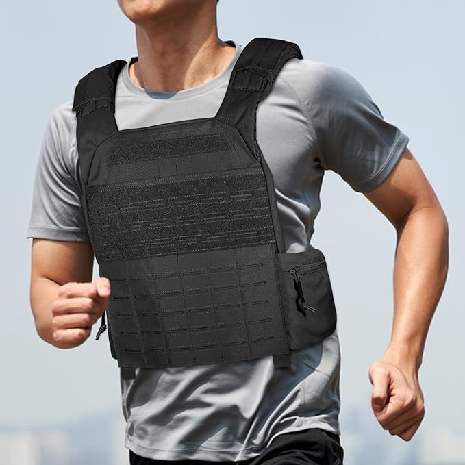PETAC GEAR Tactical Weights Plates For Weighted Vest For Men Workout,5/10/15/20 LBS Weight Strength
