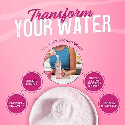 JUNP Electrolytes Powder No Sugar No Carbs - Dragonfruit Limeade Keto Electrolyte Drink Mix