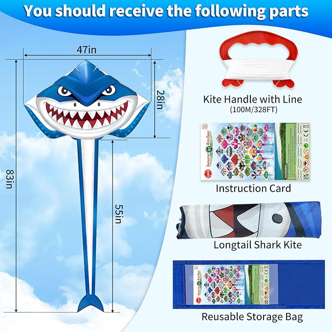 Kite for Kids Ages 3-5 4-8 & Adults, Flying Toys| Beach Toys| Outdoor Toys, Easy to Fly Butterfly