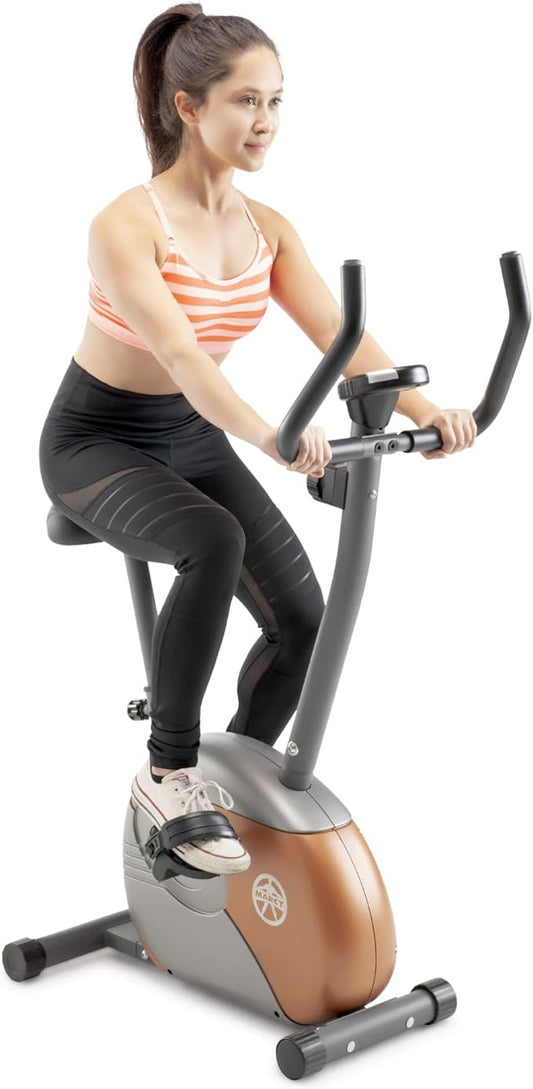Marcy Home Fitness Personal Exercise Bike with Adjustable Magnetic Resistance for Cardio Workout