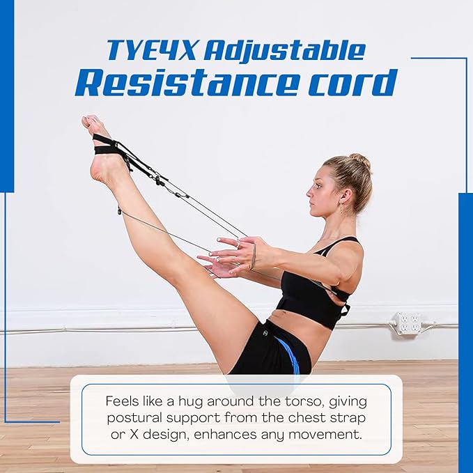 TYE4® and TYE4X™ - Pilates Wearable Resistance/Assistance; Total Body Exercise; Core Strengthening