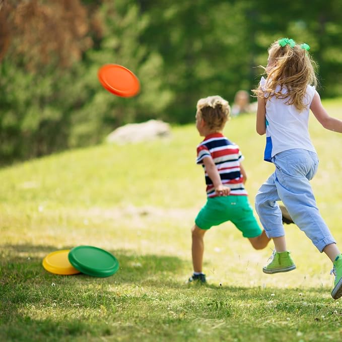 8 Inch Foam Flying Discs PE Equipment Coated Foam Soft Flying Discs Kid Toy for Physical Education