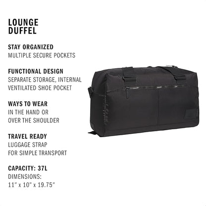 adidas Lounge Premium Sport Duffel Bag for Travel and Gym