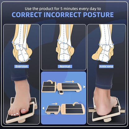 Ankle Foot Strengthener Exerciser for Sprained, Single Leg Balance Board, Posture Corrector, Foot