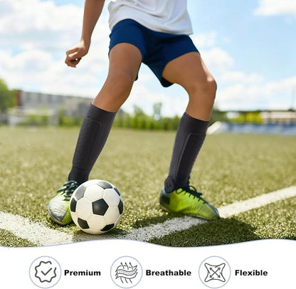 Soccer Shin Guards, Soccer Shin Guard Pads with Calf and Ankle Protection, SoccerProtective