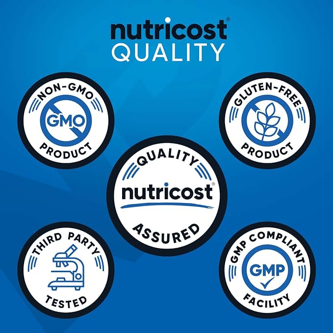 Nutricost Nitric Oxide Booster 2250mg, 180 Capsules - 750mg Per Casule, 60 Servings - Gluten Free