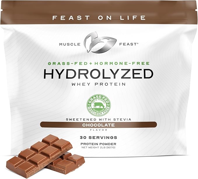 Muscle Feast Hydrolyzed Whey Protein Powder, Grass Fed and All Natural Hormone-Free, Hydro Whey