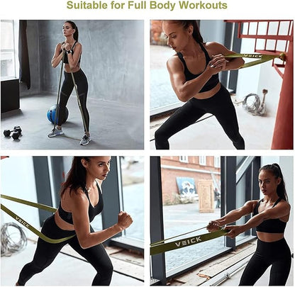 VEICK Resistance Bands for Working Out, Exercise Bands, Workout Bands, Pull Up Assistance Bands