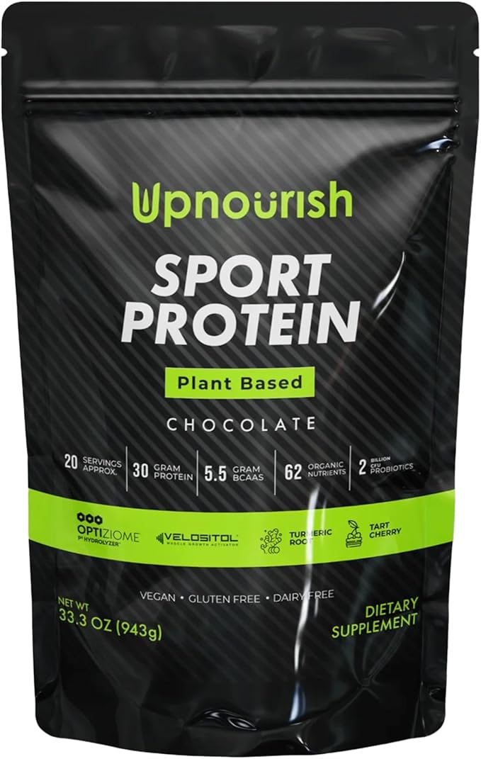 Vegan Sport Protein Powder Chocolate 20 servings ??30g Plant Based Protein, VELOSITOL, BCAAs
