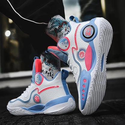 Boys Basketball Shoes Breathable Indoor Athletic Shoes Youth Outdoor Fashion Sneakers Comfortable
