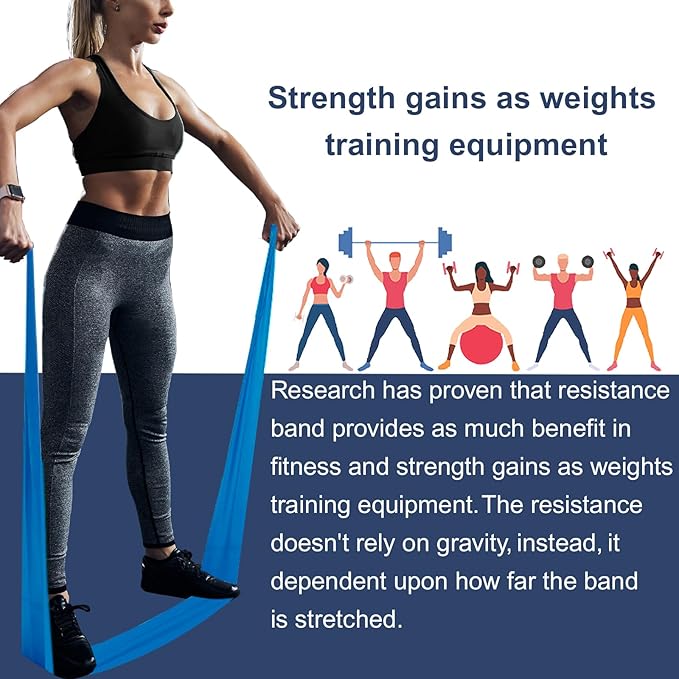 Resistance Bands,Professional Long Non-Latex Elastic Stretch Bands,Exercise Bands for Physical