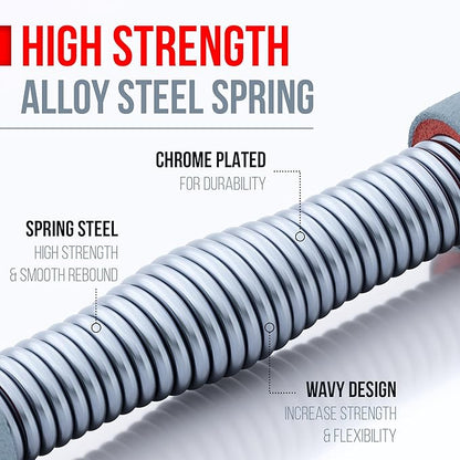 Zenooze's Power Twister Flex Bar, The Ultimate Upper Body Exercise Equipment for Strengthening Your