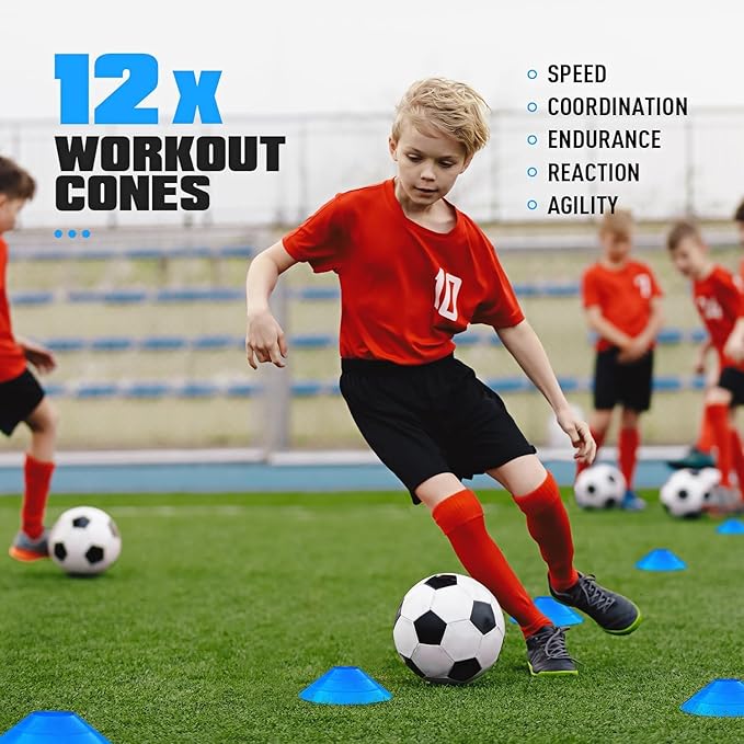 Agility Training Equipment, Soccer Training Equipment, Agility Speed Training Set for Kid Youth