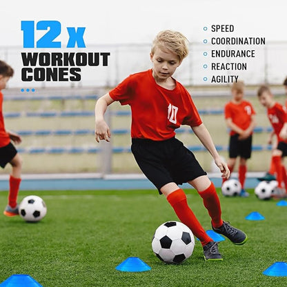 Agility Training Equipment, Soccer Training Equipment, Agility Speed Training Set for Kid Youth