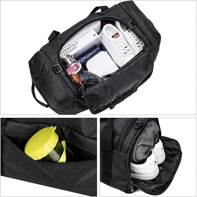 Gym Duffle Bag Backpack Waterproof Sports Duffel Bags Travel Weekender Bag for Men Women Overnight