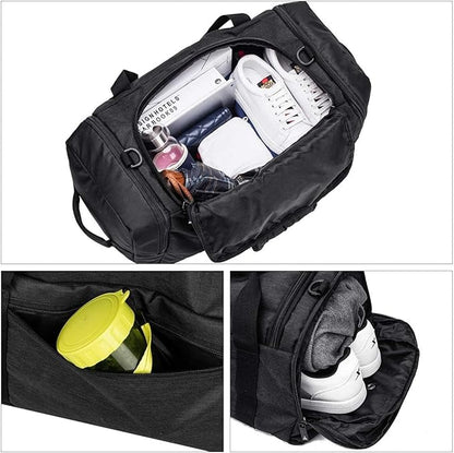 Gym Duffle Bag Backpack Waterproof Sports Duffel Bags Travel Weekender Bag for Men Women Overnight