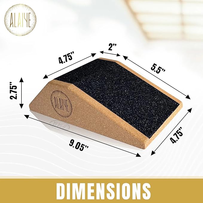 Squat Wedge Blocks (Set of 2) ??Non-Slip Slant Boards for Lower Body Workouts, Ankle and Calf