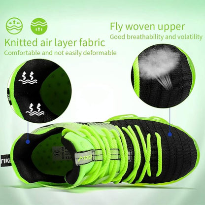 JMFCHI Kids Basketball Shoes High-top Sports Shoes Sneakers Durable Lace-up Non-Slip Running Shoes