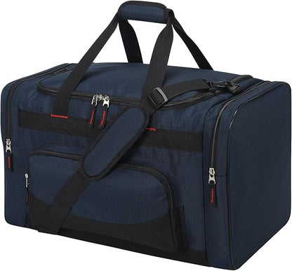 22 inch Gym Bag for Men - 55L Large Travel Duffle Bag Sports Equipment Bag with Multiple Zippered