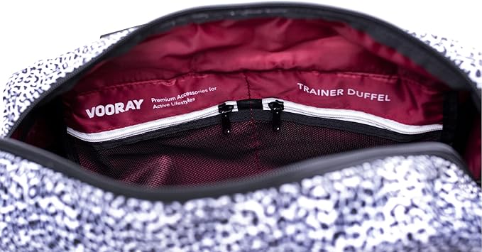 Vooray 25L Trainer Duffel Bag – Lightweight Travel Bag, Sports Gym Bag for Women and Men with Shoe