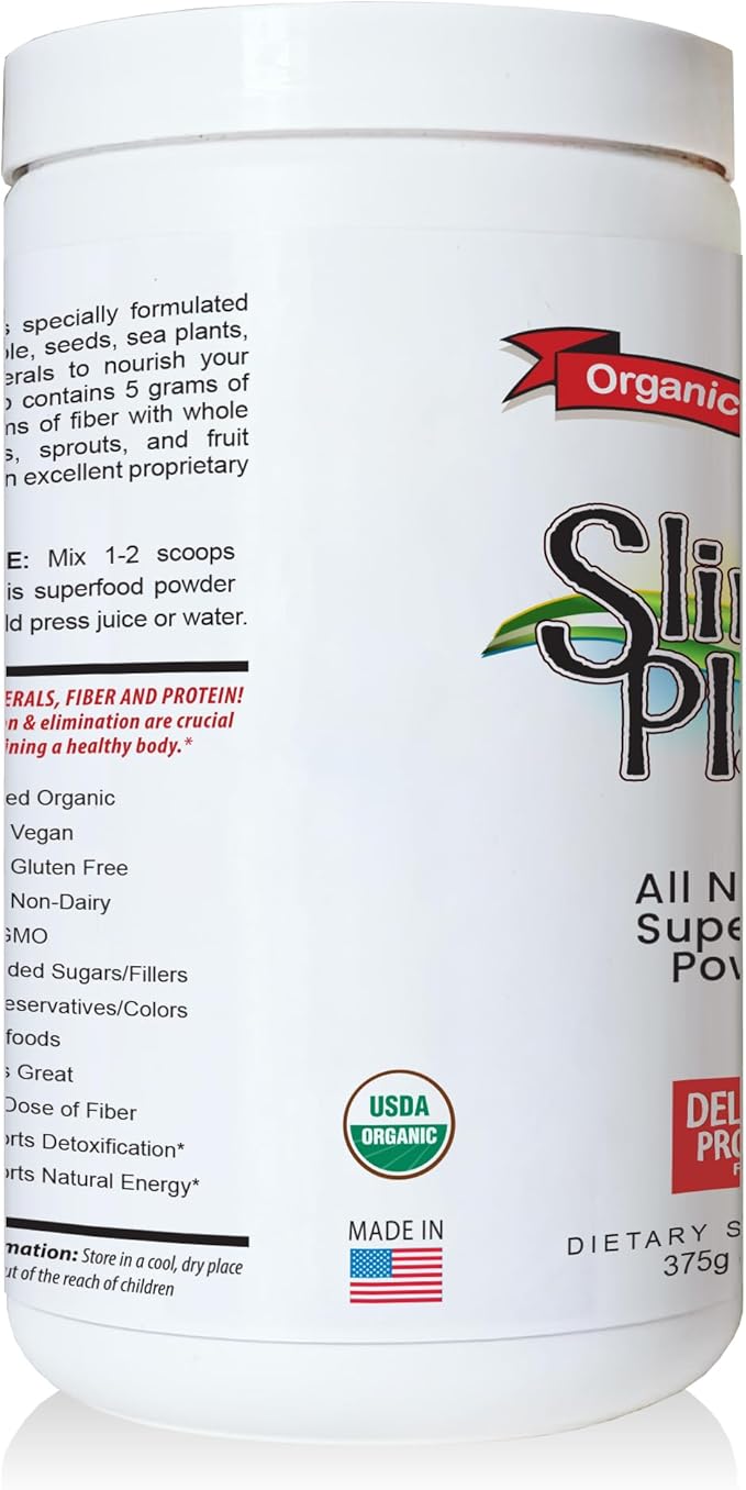 SlimPlant Pro - All Natural Superfood Protein Powder w/ 35 Vitamins, Minerals, and Whole