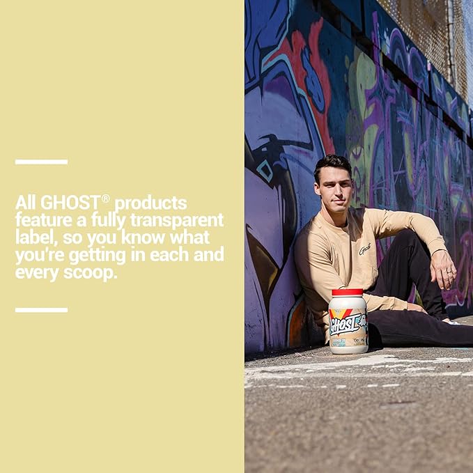 GHOST Whey Protein Powder, Cereal Milk - 2LB, 25G of Protein - Whey Protein Blend - ­Post Workout