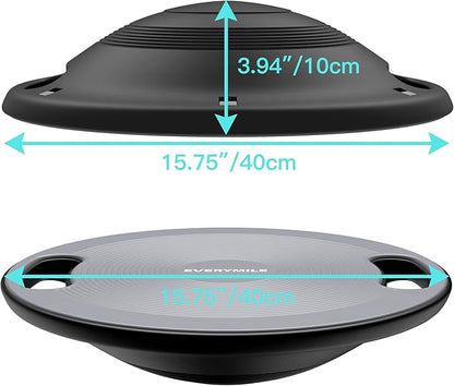 EVERYMILE Wobble Balance Board, Exercise Balance Stability Trainer Portable Balance Board with