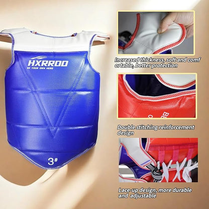 WT Taekwondo Martial Arts TKD Body Protector Reversible Chest Guard Protector hogu