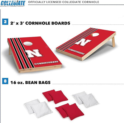 2' x 3' Solid Wood Cornhole Set with Direct Print HD Team Graphics – Great Gift for Any NCAA Fan!