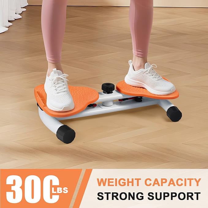 Waist Twister Machine, Ab Twister Board with Resistance Bands - 300 lbs Capacity Home Exercise