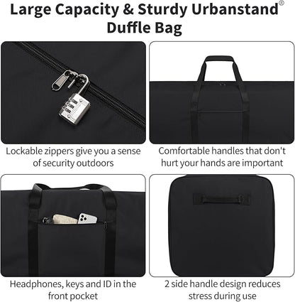 Urbanstand 48 Inch Travel Duffle Bag Extra Large Sport Equipment Duffel Bags with 2-way Lockable