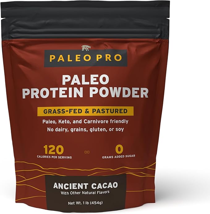 Paleo Pro Beef Protein Powder - Grass Fed Protein Powder Isolate - Pure Animal Based Pastured &