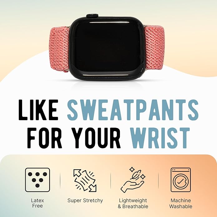 Braxley Bands - Organic Cotton Watch Bands For Women and Men, Compatible With All Apple Watch Sizes